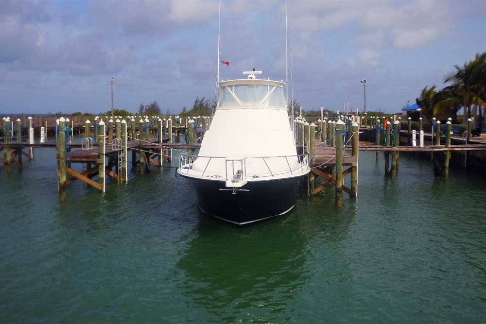 boat at marina